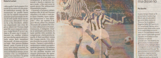 L'articolo de "Il giornale di Vicenza" del 12 dicembre 2013